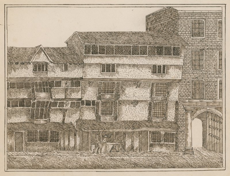 Old house in Croswell Street by English School