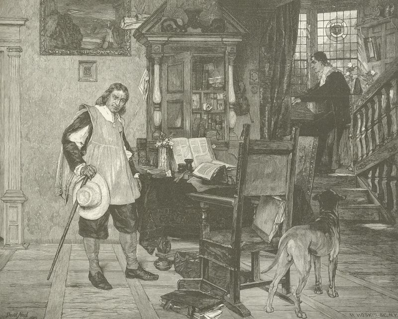 Oliver Cromwell visits Milton by English School