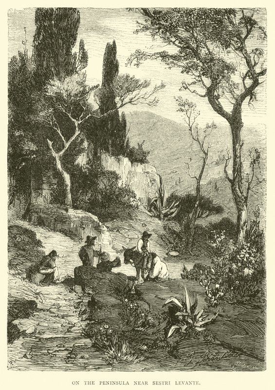 On the Peninsula near Sestri Levante by English School