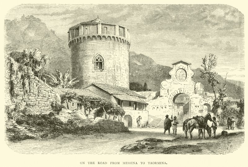 On the Road from Messina to Taormina by English School
