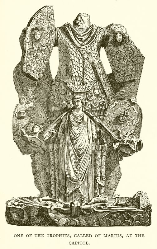 One of the Trophies, Called of Marius, at the Capitol by English School