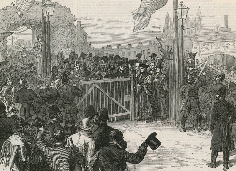 Opening of Kew Bridge Free of Toll by English School