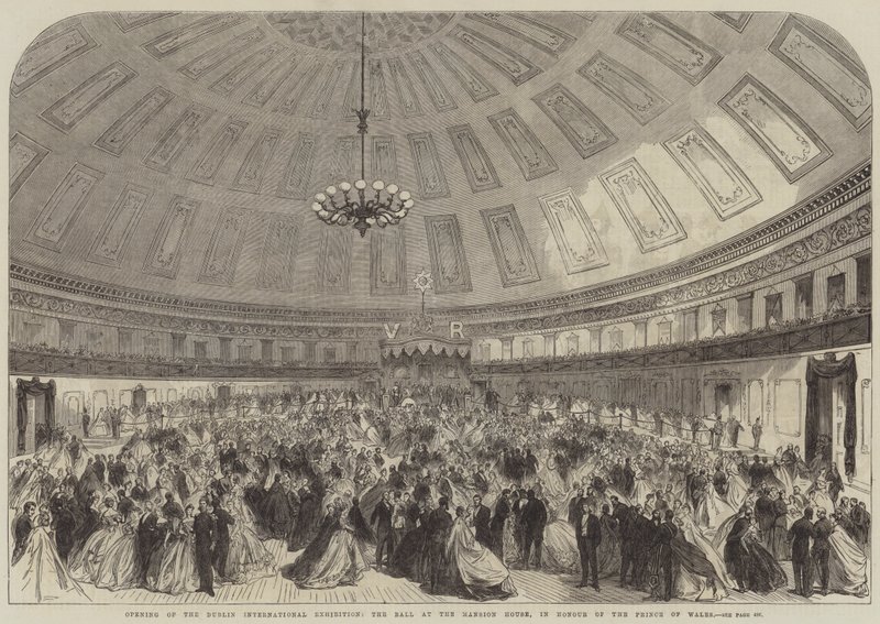 Opening of the Dublin International Exhibition, the Ball at the Mansion House, in Honour of the Prince of Wales by English School
