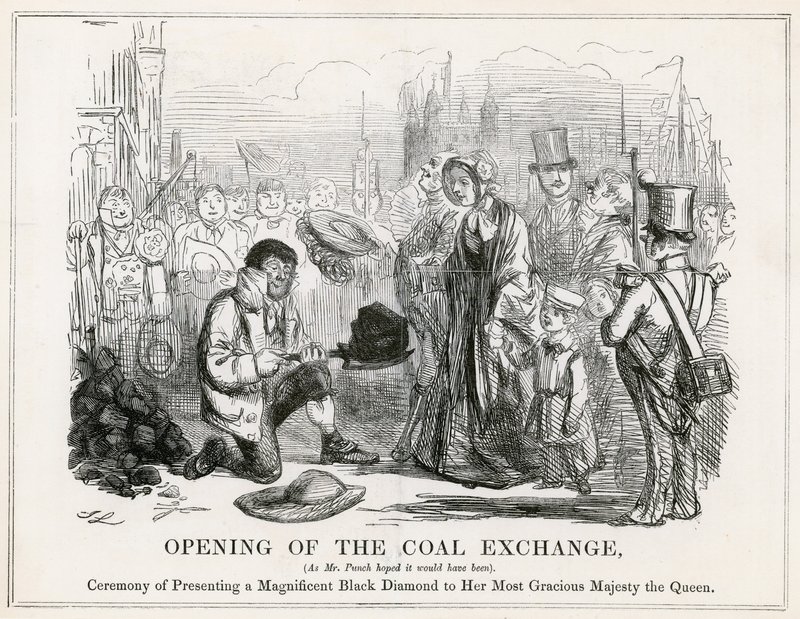 Opening of the New Coal Exchange by English School
