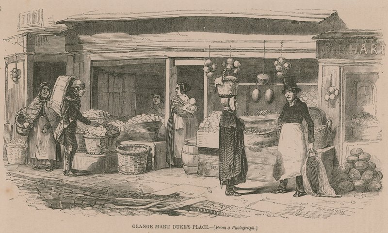 Orange Market at Dukes Place, London by English School