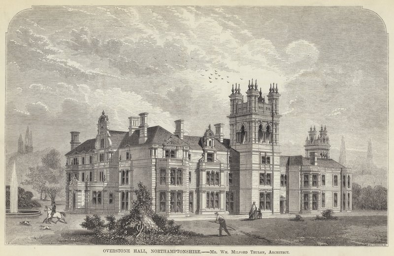 Overstone Hall, Northamptonshire by English School