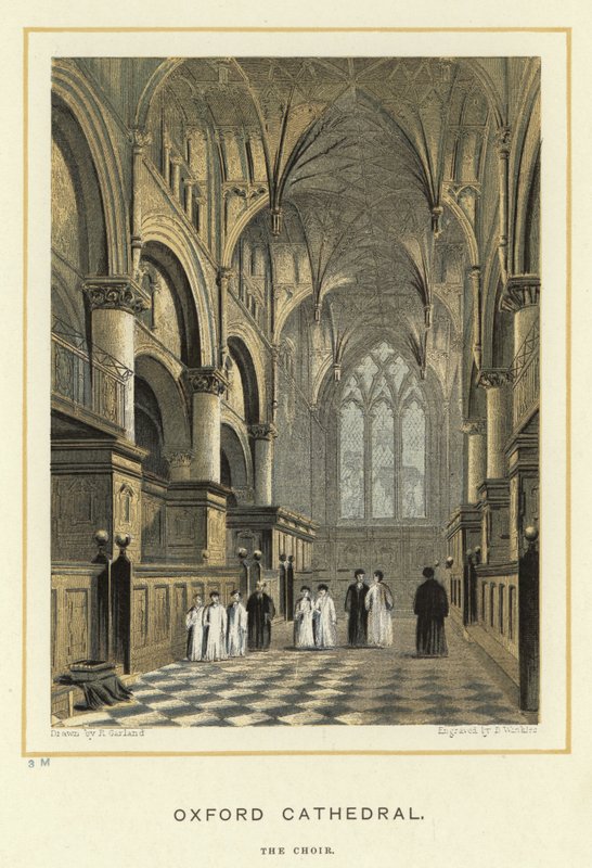 Oxford Cathedral, the Choir by English School