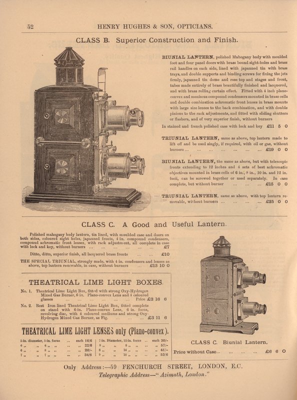 Page from Henry Hughes & Son
