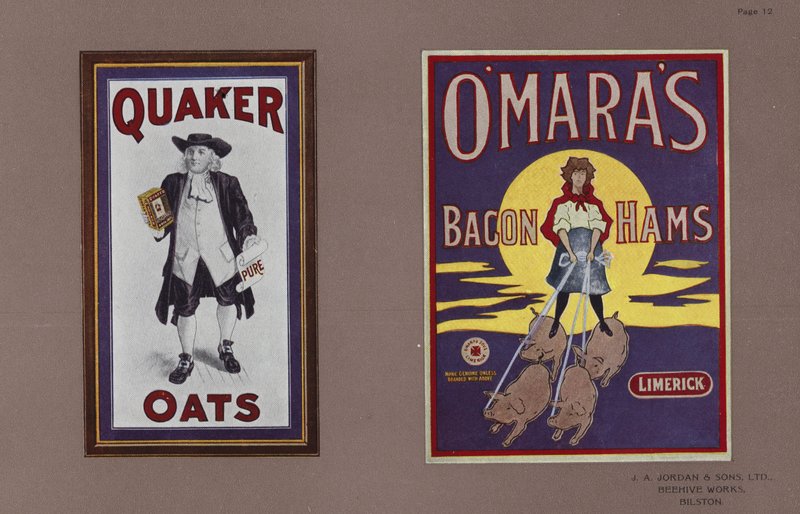 Page from Jordans Enamelled Signs by English School