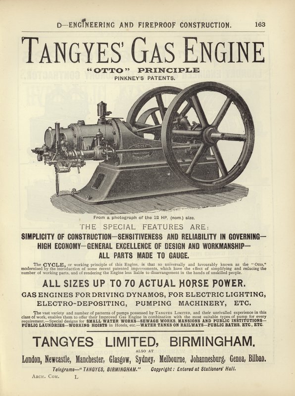 Page from The Architects, Surveyors and Engineers Compendium 1892 by English School