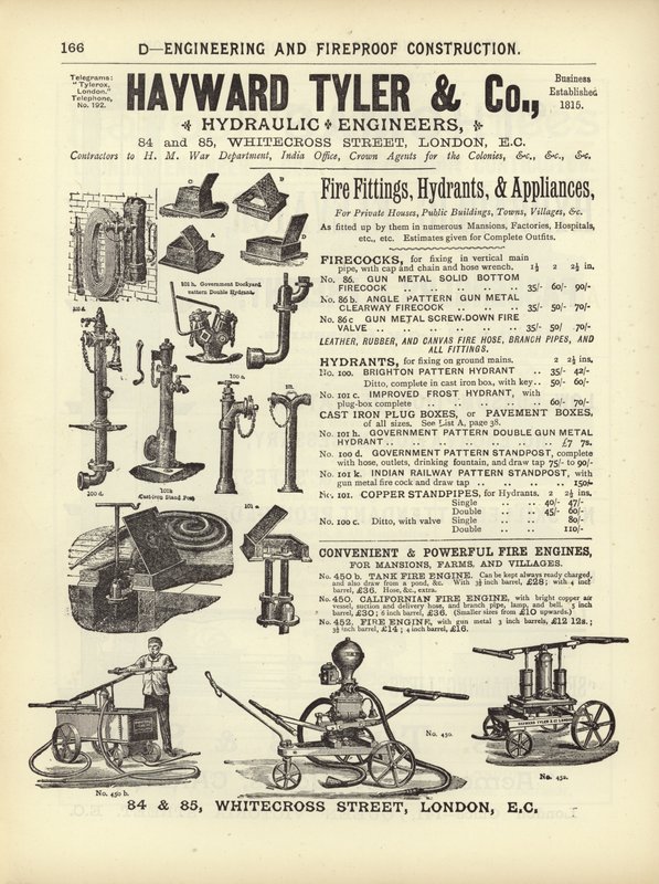 Page from The Architects, Surveyors and Engineers Compendium 1892 by English School