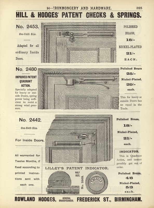 Page from The Architects, Surveyors and Engineers Compendium 1892 by English School