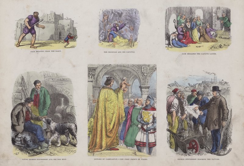 Page from the Attractive Picture Book by English School