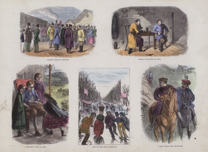 Page from the Attractive Picture Book by English School