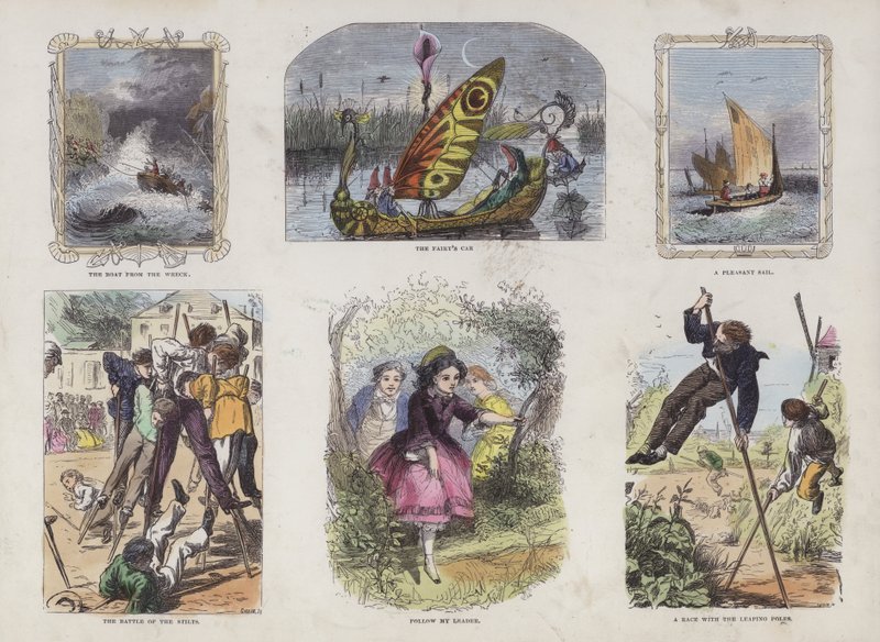 Page from the Attractive Picture Book by English School