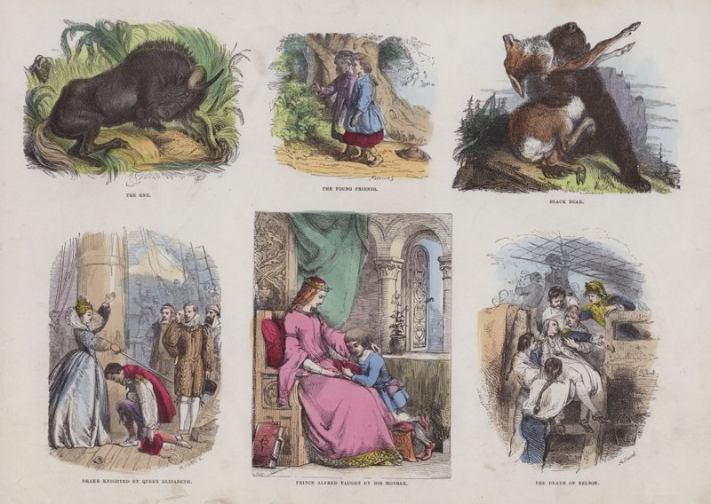 Page from the Attractive Picture Book by English School