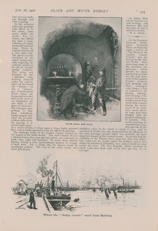 Page from the Black and White Budget by English School