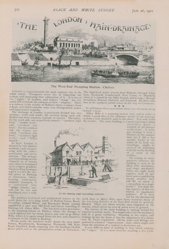 Page from the Black and White Budget by English School