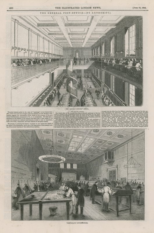 Page from the Illustrated London News by English School