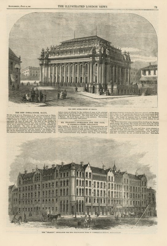 Page from the Illustrated London News by English School