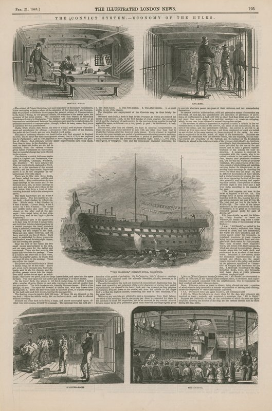 Page from the Illustrated London News by English School