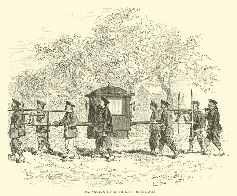 Palanquin of a Chinese Dignitary by English School