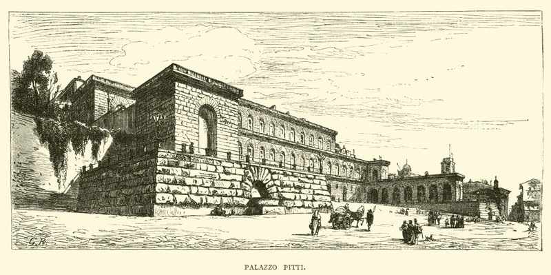 Palazzo Pitti by English School