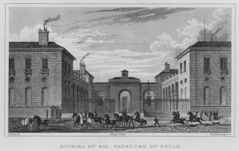 Paris, Ecuries Du Roi, Faubourg Du Roule by English School