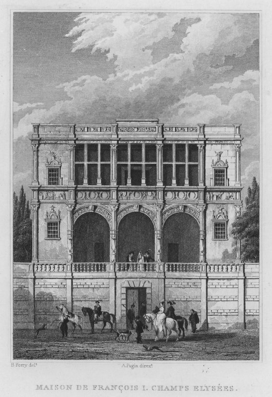 Paris, Maison De Francois I, Champs Elysees by English School