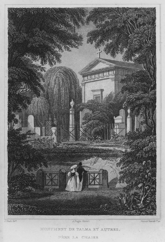 Paris, Monument De Talma Et Autres, Pere La Chaise by English School