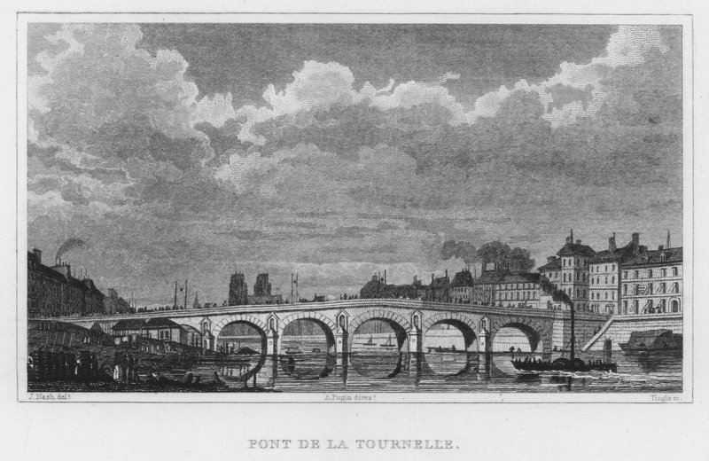 Paris, Pont De La Tournelle by English School