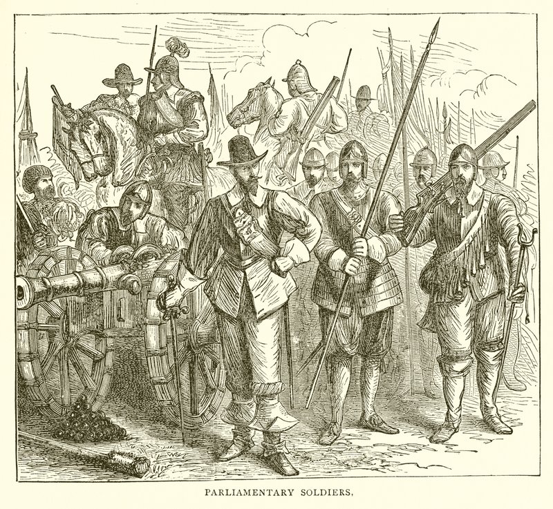 Parliamentary Soldiers by English School