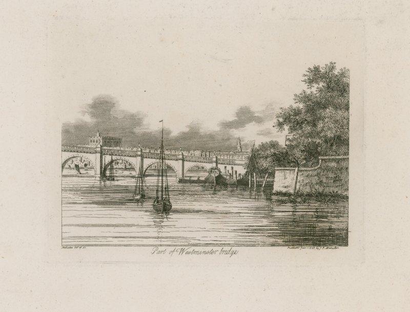 Part of Westminster Bridge by English School