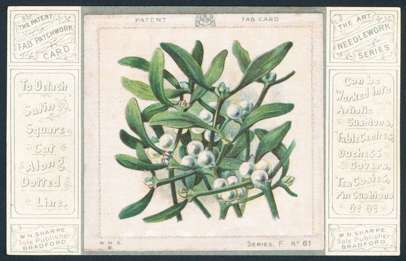 Patchwork Mistletoe by English School