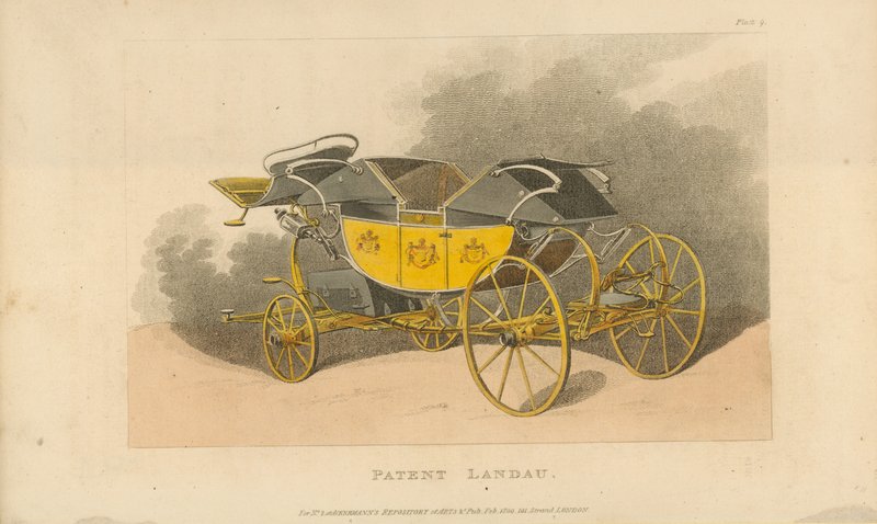 Patent Landau Carriage by English School