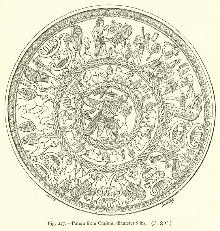 Patera from Curium, Diameter 8 inches by English School