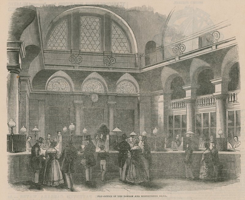 Pay Office of the London and Westminster Bank by English School