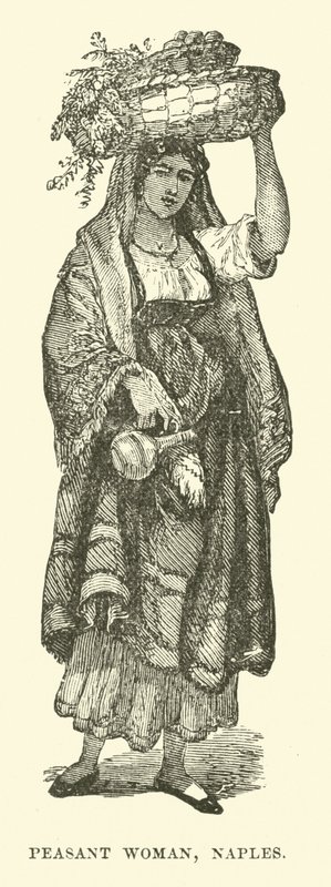 Peasant woman, Naples by English School