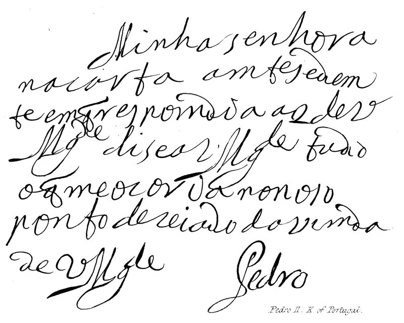 Pedro II, King of Portugal by English School