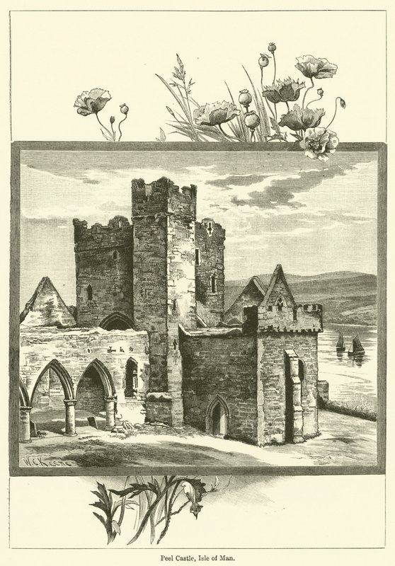 Peel Castle, Isle of Man by English School