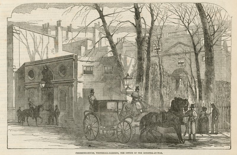 Pembroke House in Whitehall Gardens by English School
