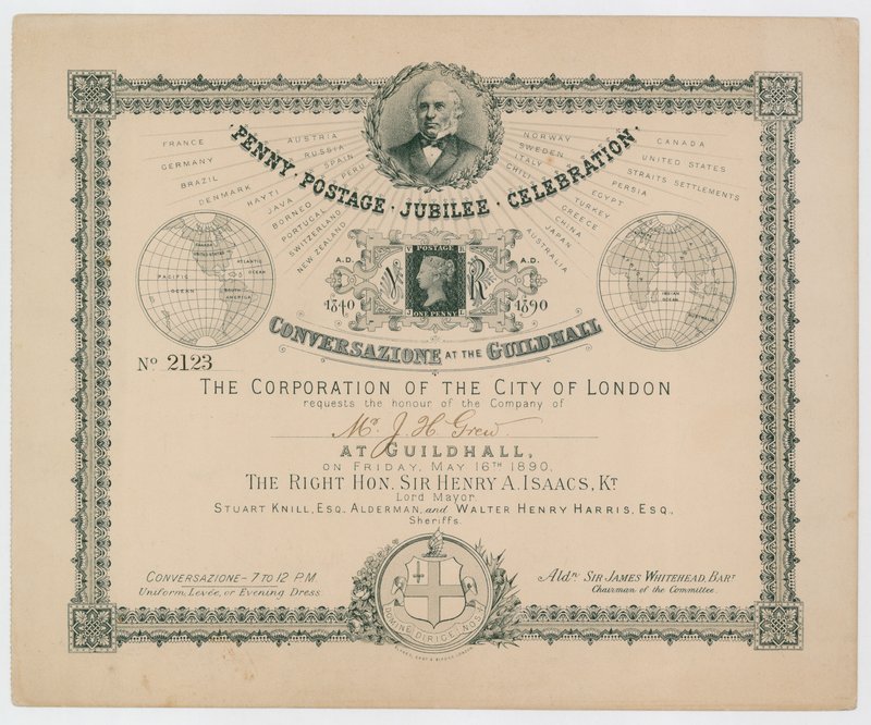 Penny Postage Jubilee Celebration by English School