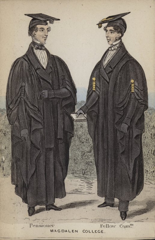 Pensioner, Fellow Commoner, Magdalen College by English School
