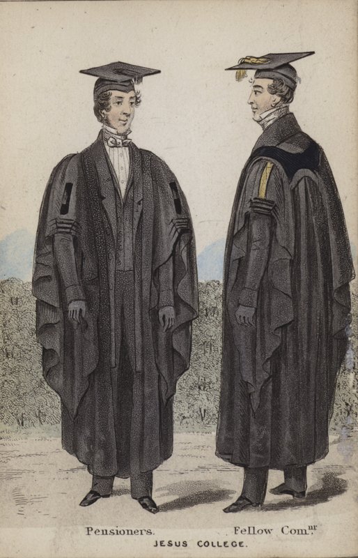 Pensioners, Fellow Commoner, Jesus College by English School