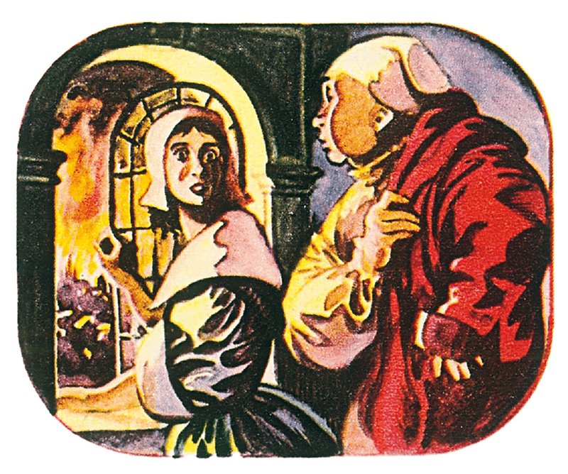Pepys and his maid looking at the great fire of London at 3.00am by English School