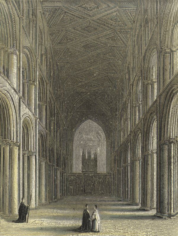 Peterborough Cathedral, The Nave by English School