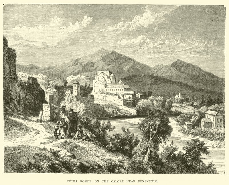 Petra Roseti, on the Calore Near Benevento by English School