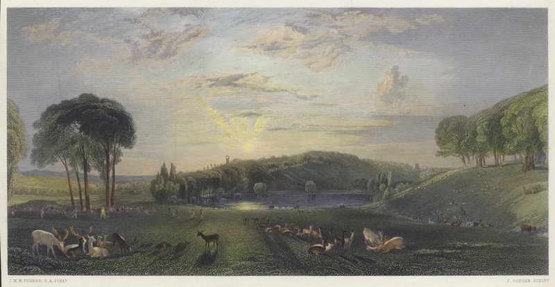 Petworth Park, Sussex by English School