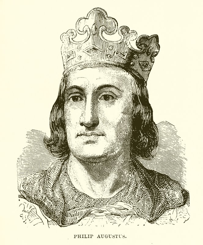 Philip Augustus by English School