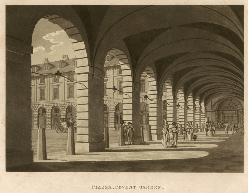 Piazza, Covent Garden, London, 1796 by English School